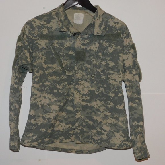 Camo Military Zip Jacket Small Combat Uniform - Picture 1 of 5